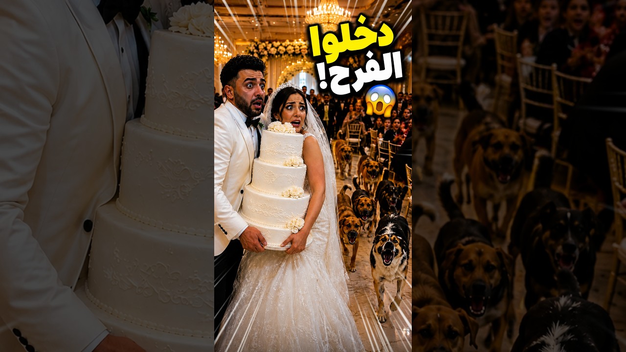 الكلاب دخلت الفرح! 😱🐶💍