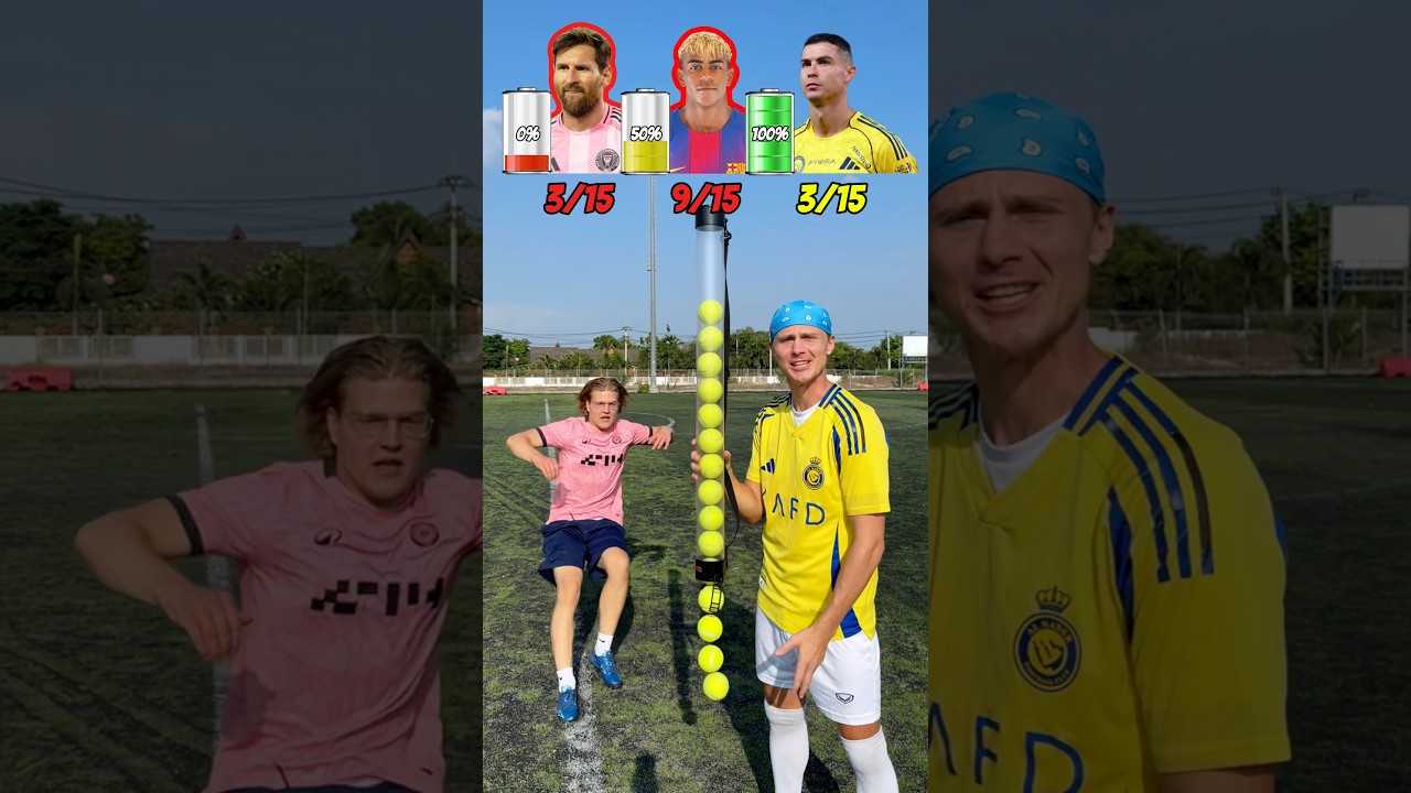 💨🎾SPEED OF TENNIS BALLS VS ENERGY FOOTBALLERS | 🏆 WHO WON!?