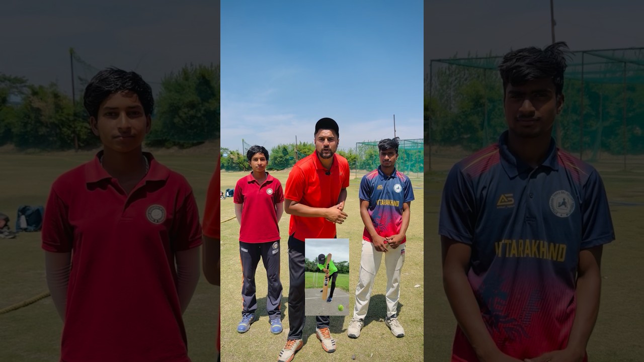 Under 19 Girl ￼Vs Tennis Ball Player 😱 #cricketwithvishal #shorts