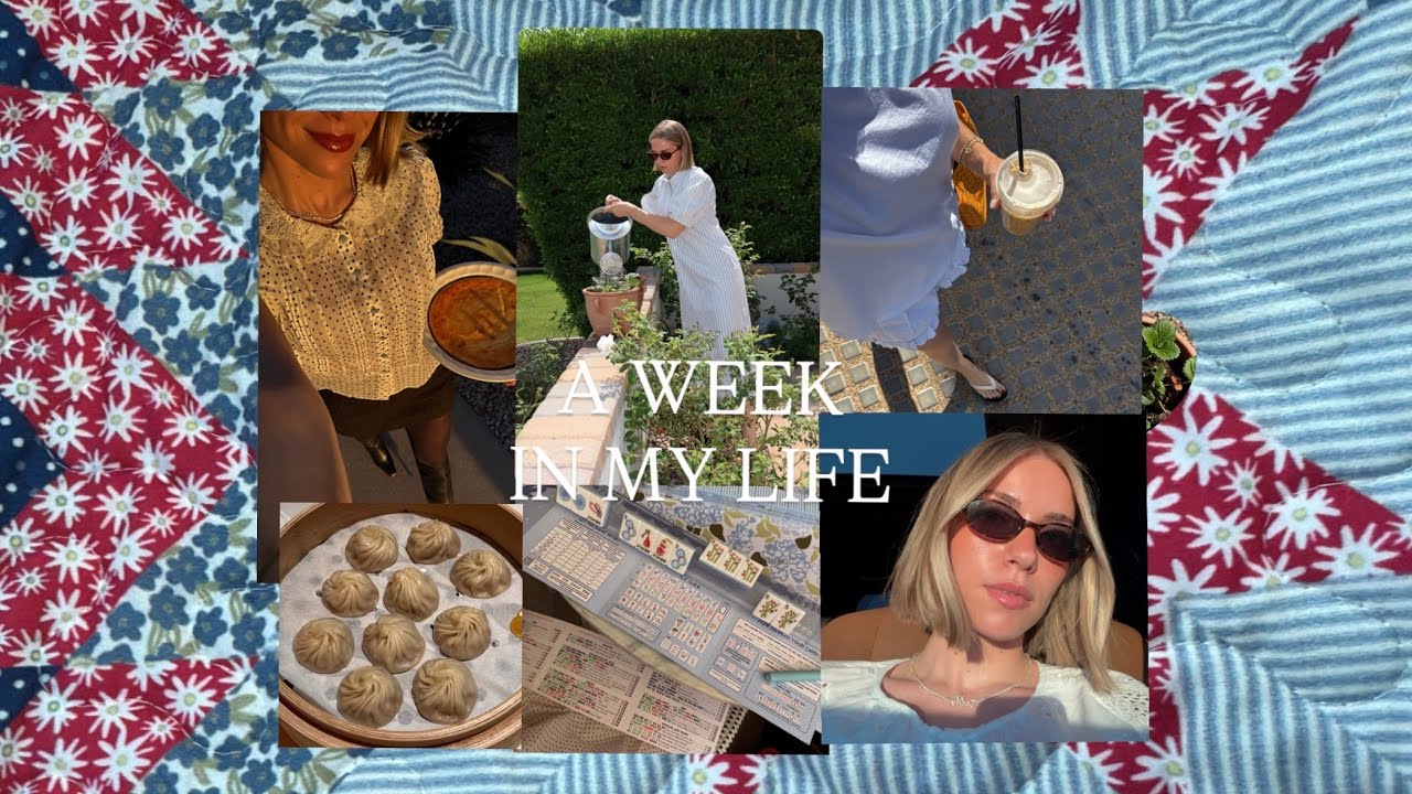A WEEK IN MY LIFE