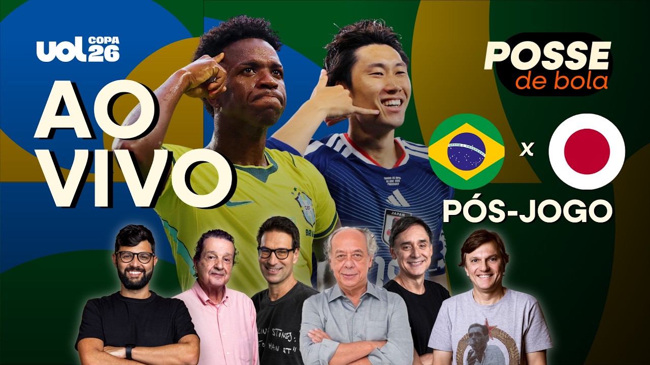 POSSE DE BOLA: MARTINELLI HERÓI? BRASIL ELIMINA JAPÃO; PVC, ARNALDO, TIRONI, JUCA E TRAJANO AO VIVO