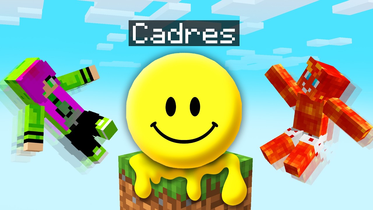 Virei VERITY no UM BLOCO para TROLLAR AMIGOS no Minecraft!