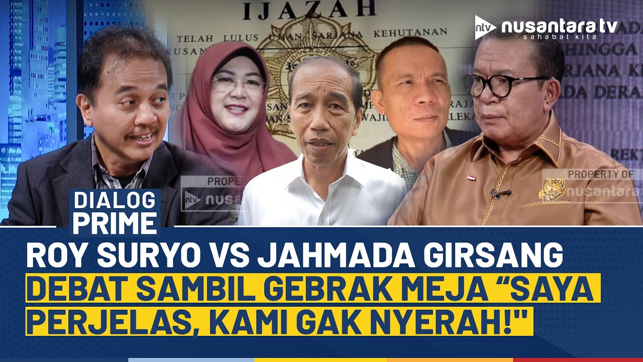 [FULL] GEBRAK MEJA! Roy Minta Hentikan Kasus Ijazah: Tapi Kami Sampaikan ke Jokowi, Kami Gak Nyerah!