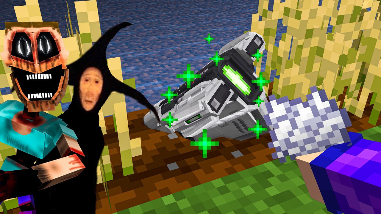 MINECRAFT DE TERROR MAS, EU POSSO PLANTAR ARMAS?