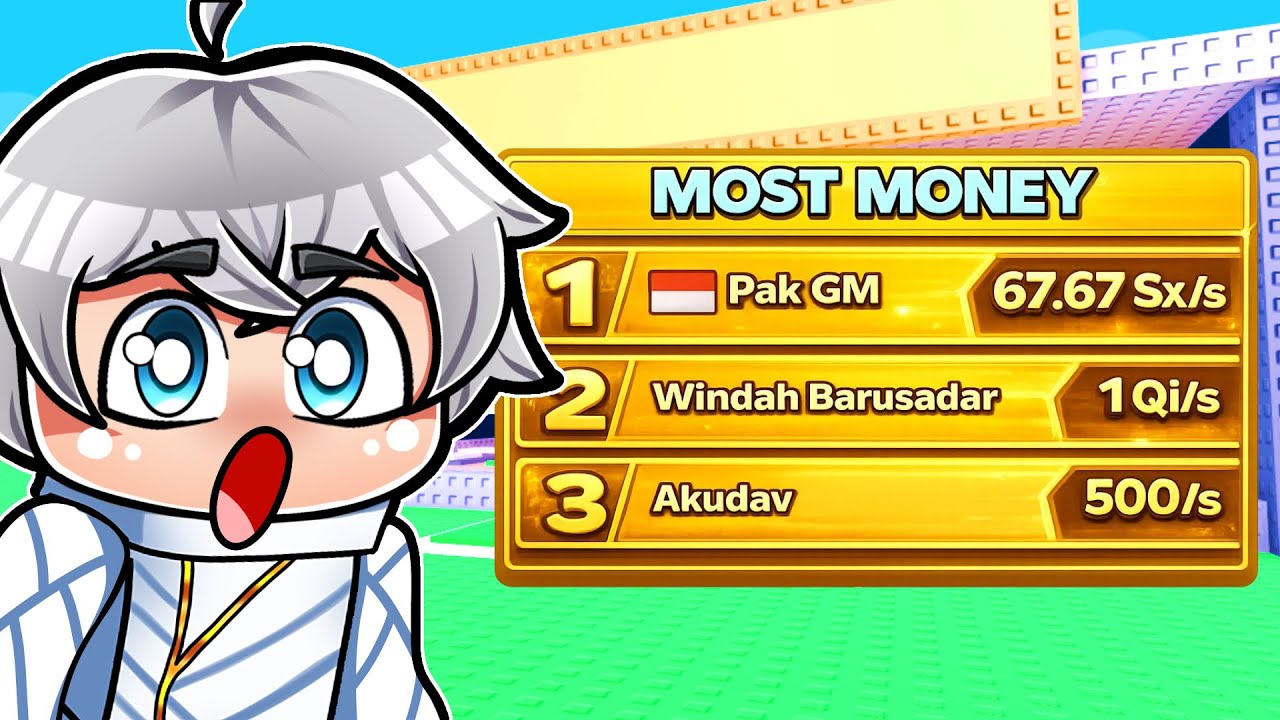 GG! Aku Berhasil Masuk TOP LEADERBOARD Duit TERBANYAK di Steal a Brainrot!