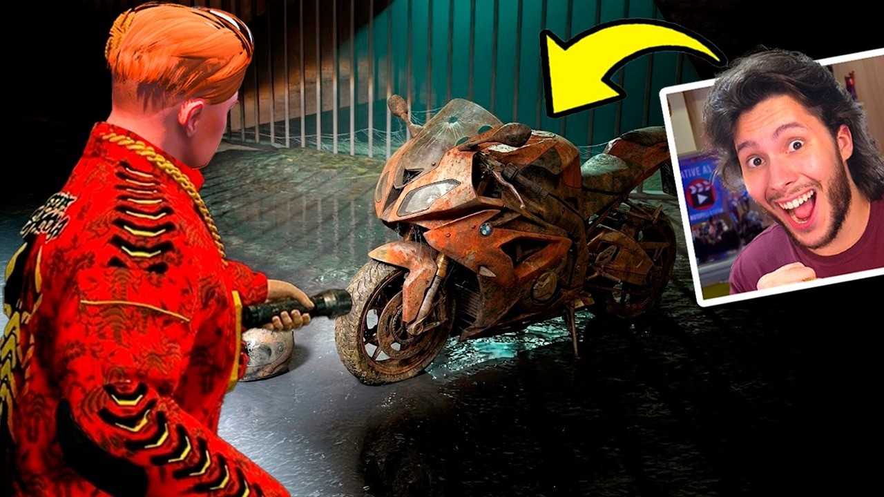 Encontrei SUPER MOTOS ABANDONADAS no ESGOTO!! (GTA 5 RP)