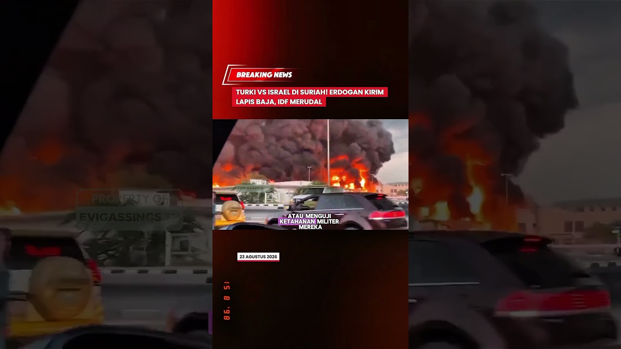 TURKI vs ISRAEL DI SURIAH! Erdogan Kirim Lapis Baja, IDF Merudal!