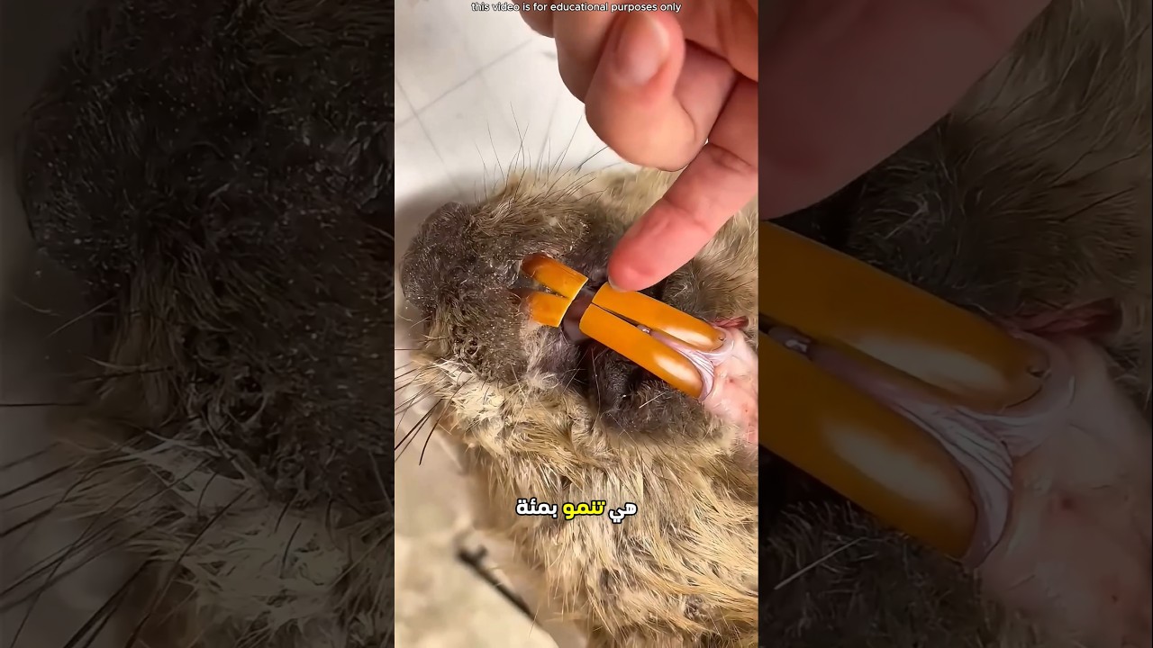 لماذا لا يتوقف القندس عن مضغ الخشب؟ 😮 #shorts