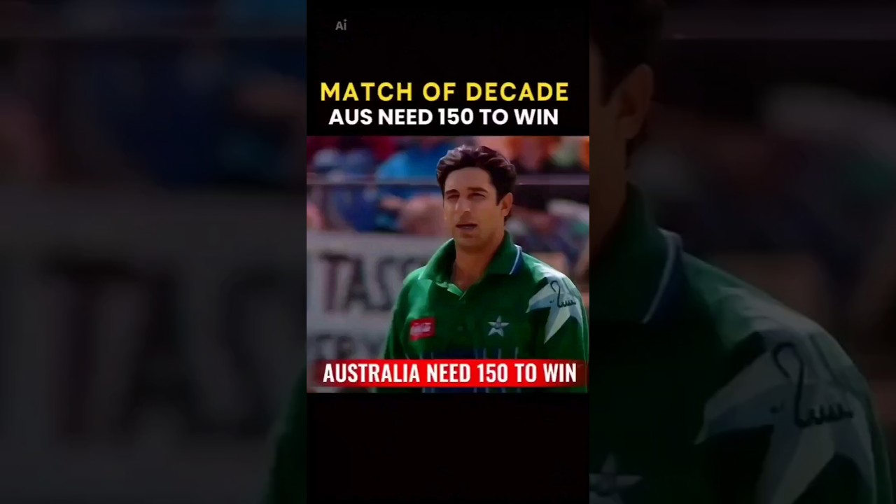 Match of decade PAK vs Aus 1997#youtubeshorts #cricketshorts #cricket #crickethighlights