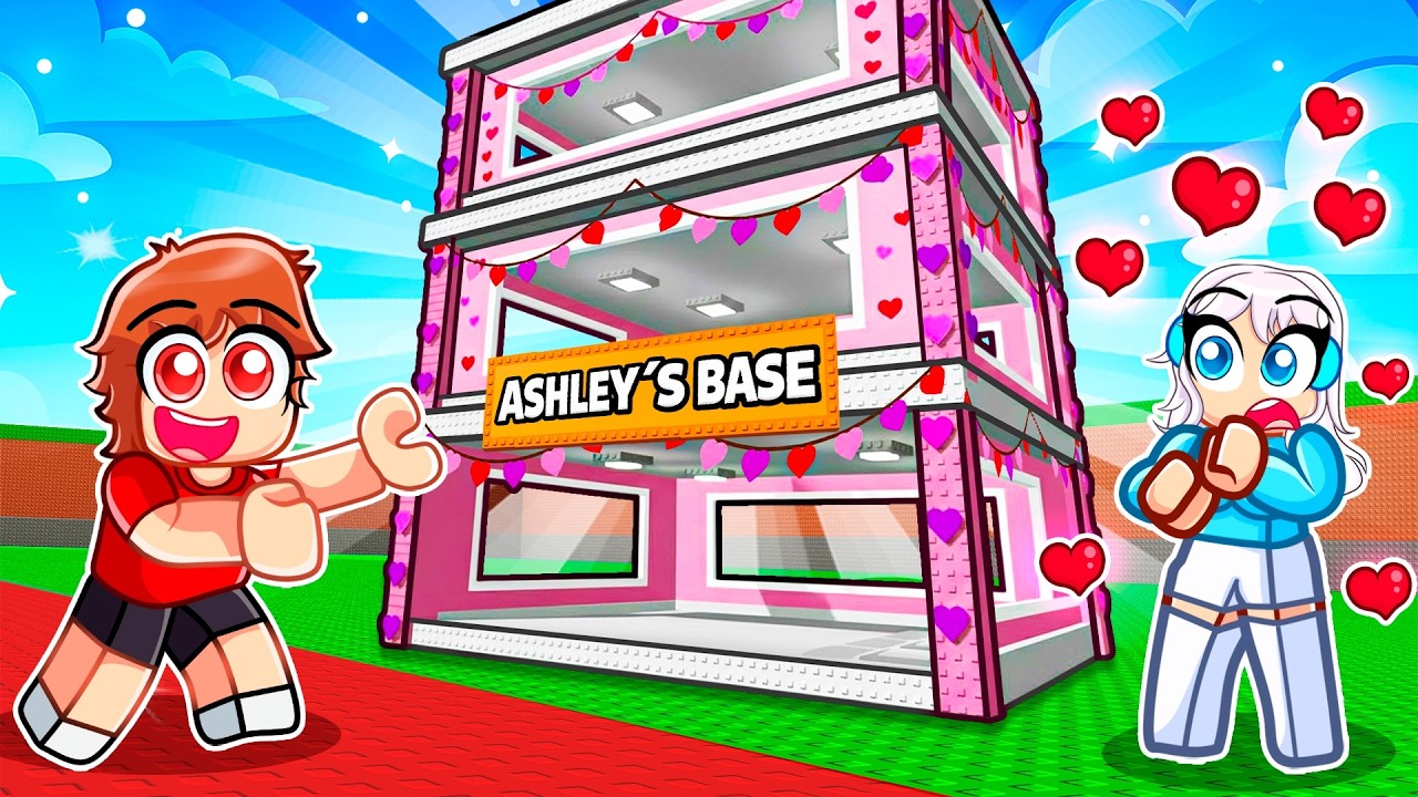 Giving My Crush New Valentines Base In Steal a Brainrot...