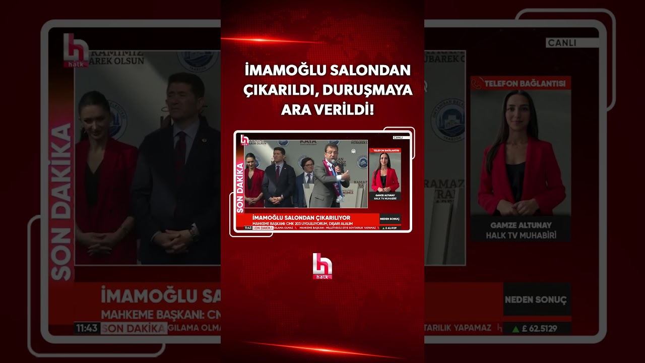 İBB davasında kriz! İmamoğlu salondan çıkarıldı, duruşmaya ara verildi