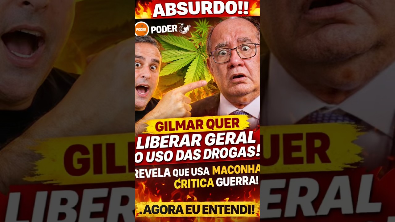 BOMBA! GILMAR FALA EM LIBERAR DROGAS E CHOCA O PAÍS! #noticias #politica #jornalismo #bolsonaro