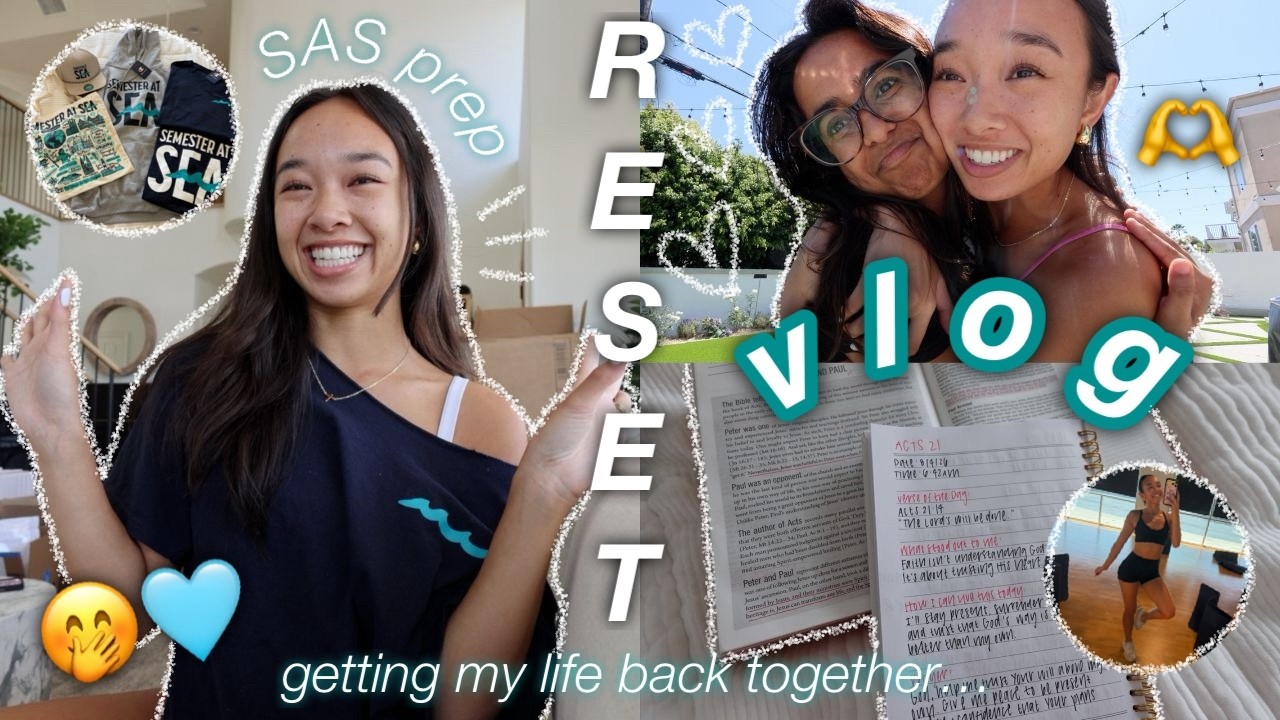 RESET VLOG: SAS prep, packing for a trip, & getting my life back together!!!