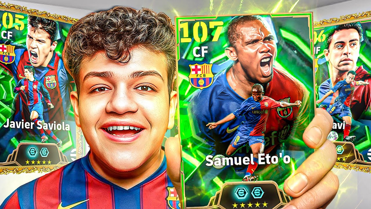 البحث عن الاسطورة صامويل ايتو الـ 107 الجديد 👑 تفجير بكج صامويل ايتو وتشافي 🔥 eFootball 26