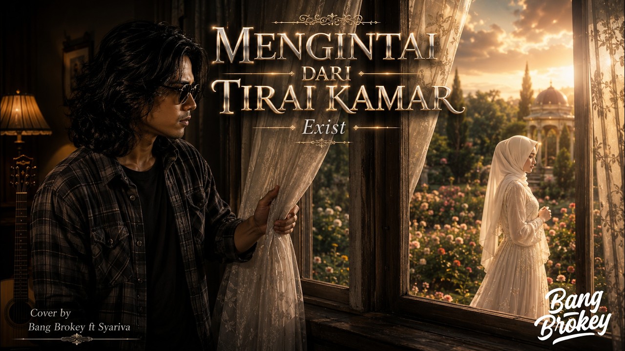 Buih Jadi Permadani 💔 MENGINTAI DARI TIRAI KAMAR - Exist | Cover Bang Brokey ft Syariva 