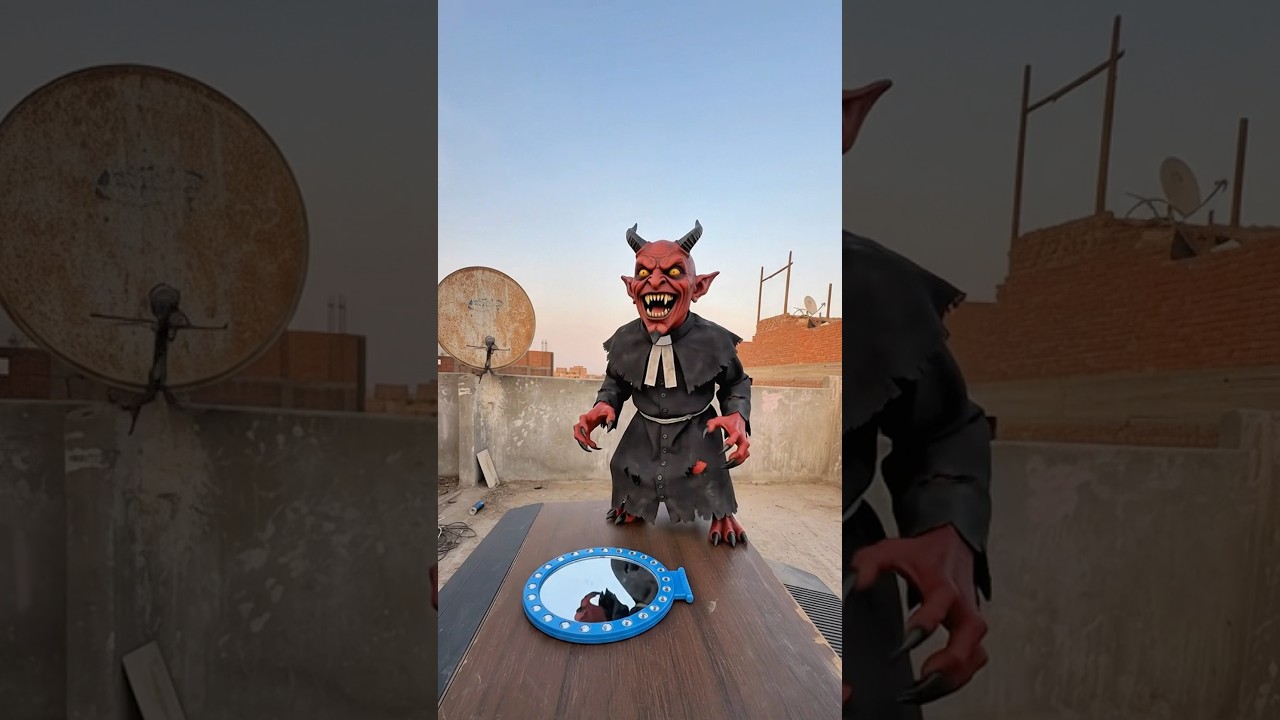 شيطان مرعب دخل المراه😱