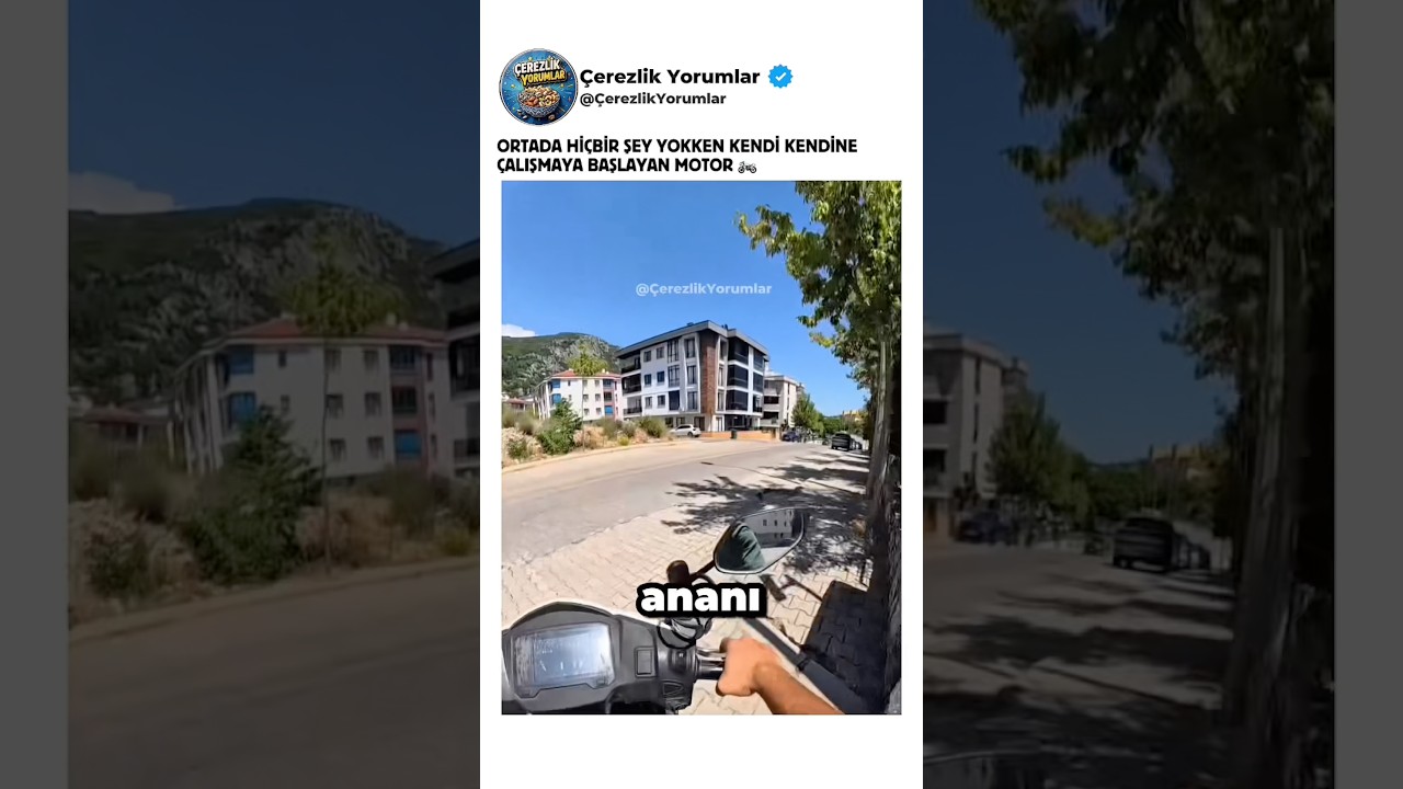Kendine kendine gitmeye başlayan motor
