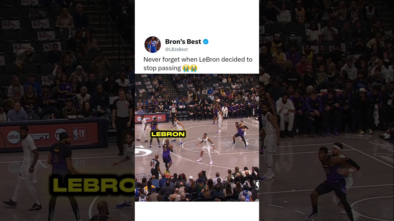 LeBron said FINE I'll do it MYSELF😭