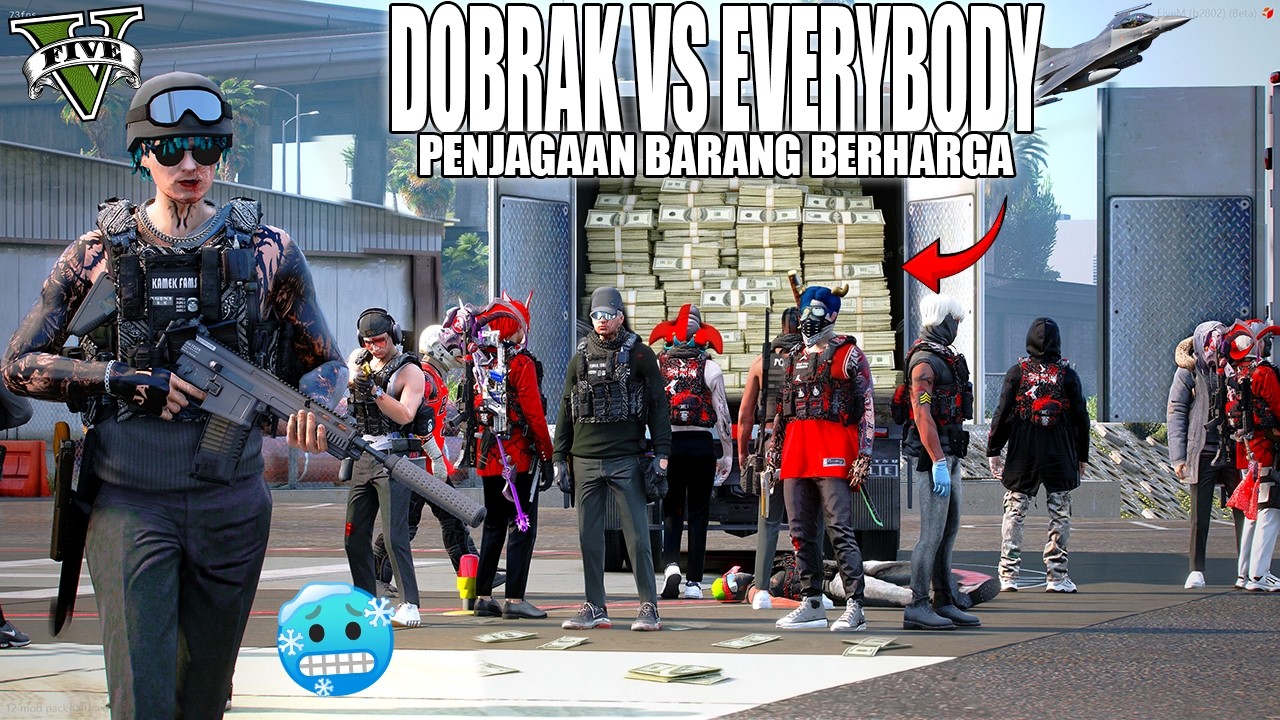 SEMUA KELOMPOK BERSATU UNTUK MENYERANG DOBRAK !! KEGANASAN DOBRAK DI UJI !!  GTA 5 ROLEPLAY