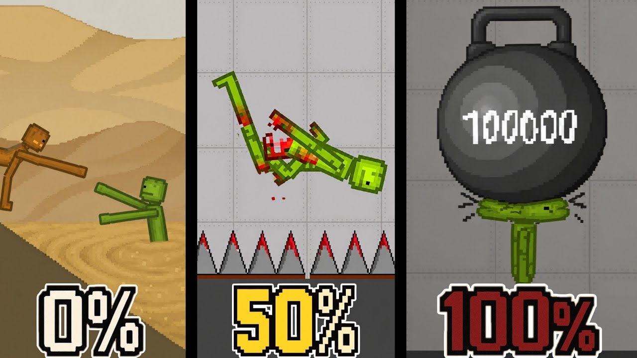 Aku 100% MELON JEBAKAN SPIKE di Melon Sandbox