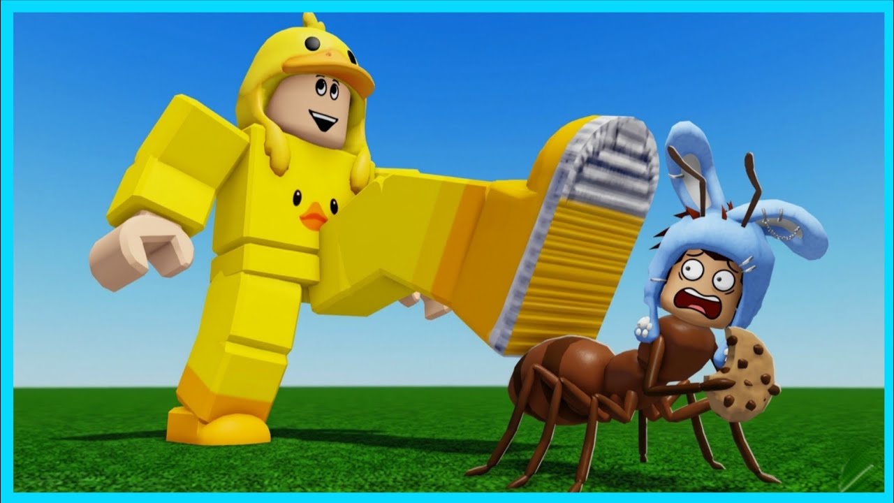 MIPAN & ZUZUZU Menjadi Semut Kecil Vs Manusia Besar! ROBLOX