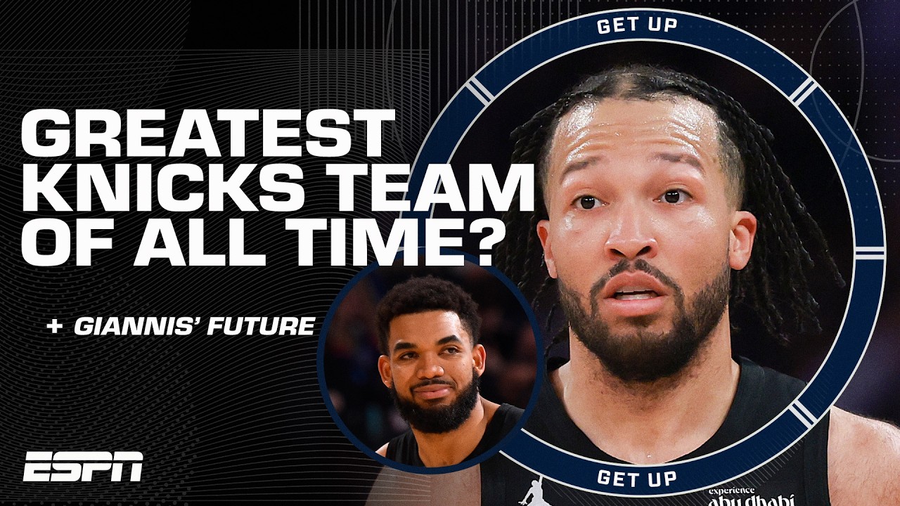There is NO BETTER playoff duo than Karl Anthony-Towns and Jalen Brunson 👏 - Perk | Get Up - Published by ESPN