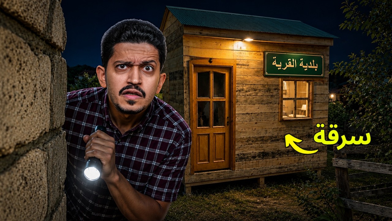 سرقة وتجسس على بلدية القرية ( وصول أبو محمد ) !!
