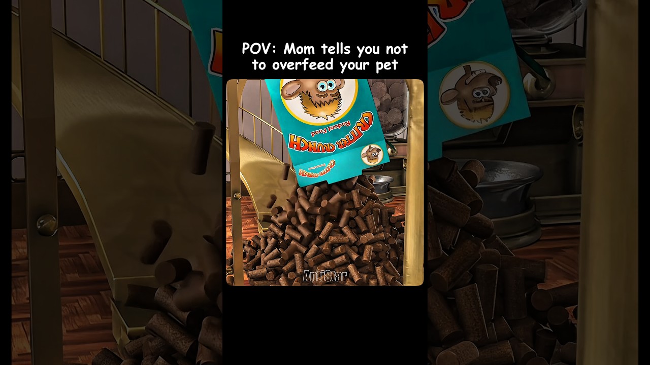 POV: Mom tells you not to overfeed your pet 🐾😂