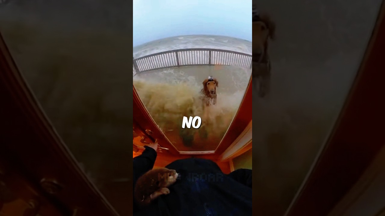 🐶He was DROWNED in the TSUNAMI... 🌊😭💔 #shorts