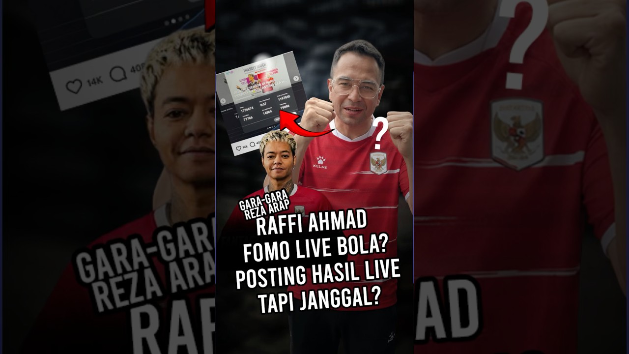 Reza arap buat raffi ahmad bikin live bola?? #yb #ransentertainment