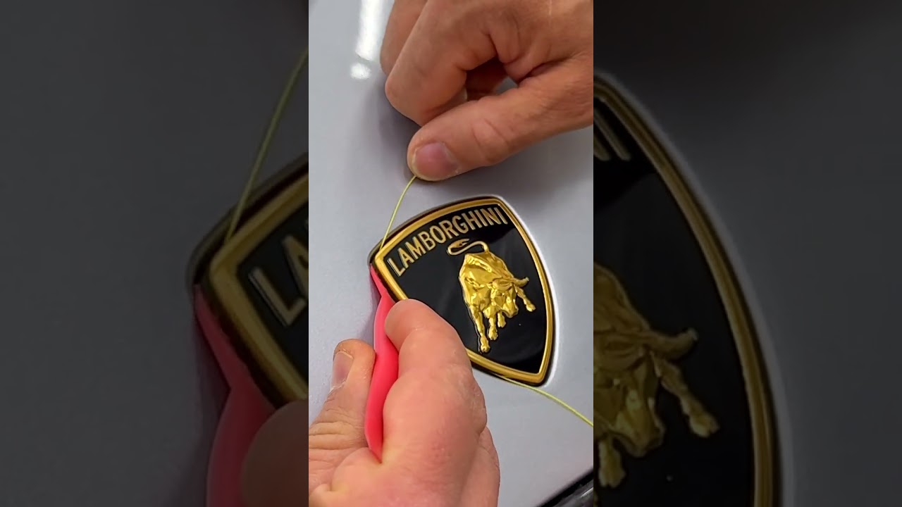 Lamborghini Huracan STO Emblem Removal 🚗🛠️✨
