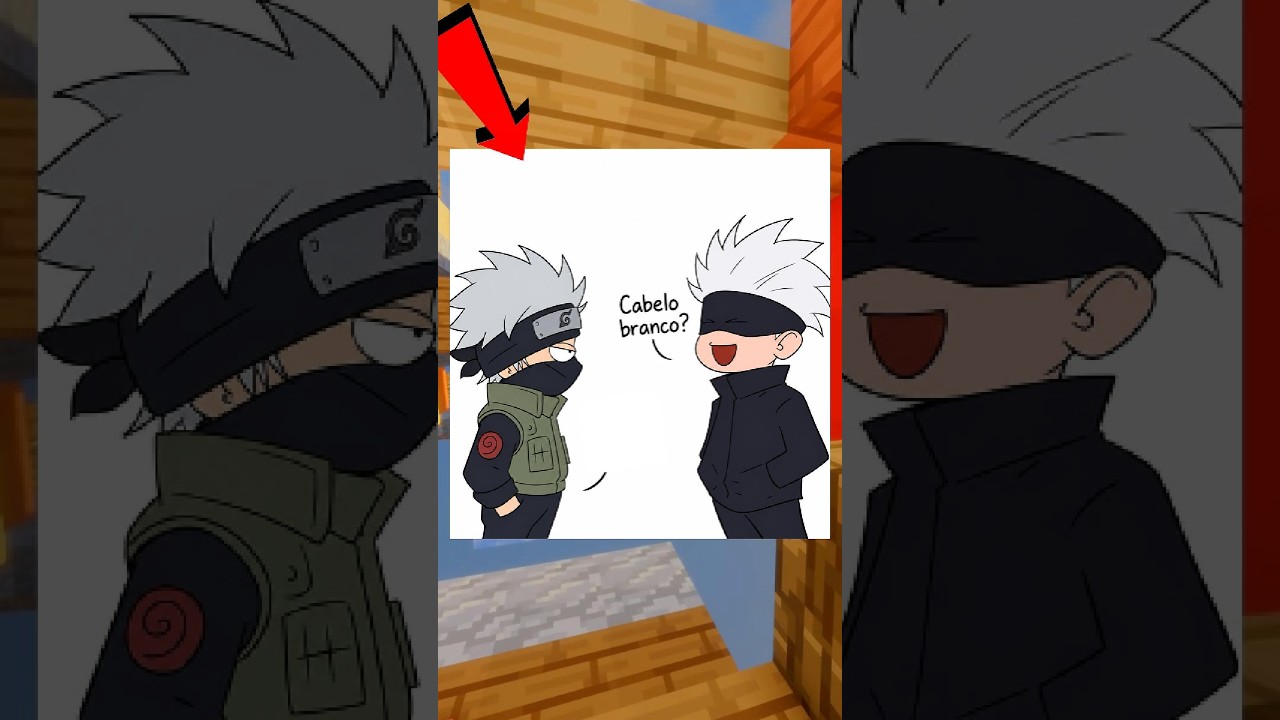 Gojo e Kakashi discutem sobre quem copiou quem!