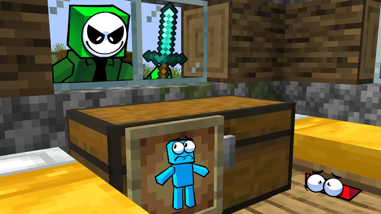 100 Jogadores no Esconde Esconde do Minecraft!  👾