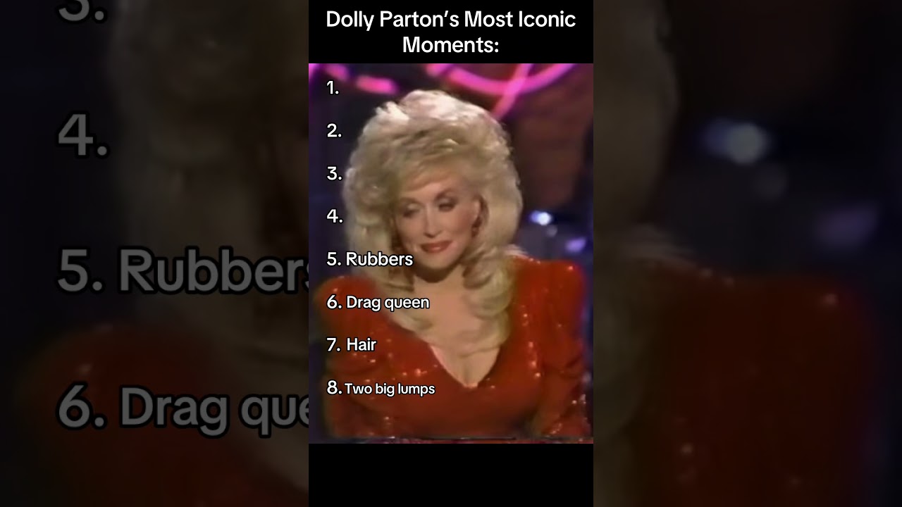 Dolly Parton’s Most Iconic Moments #dollyparton #iconicmoments #popculture