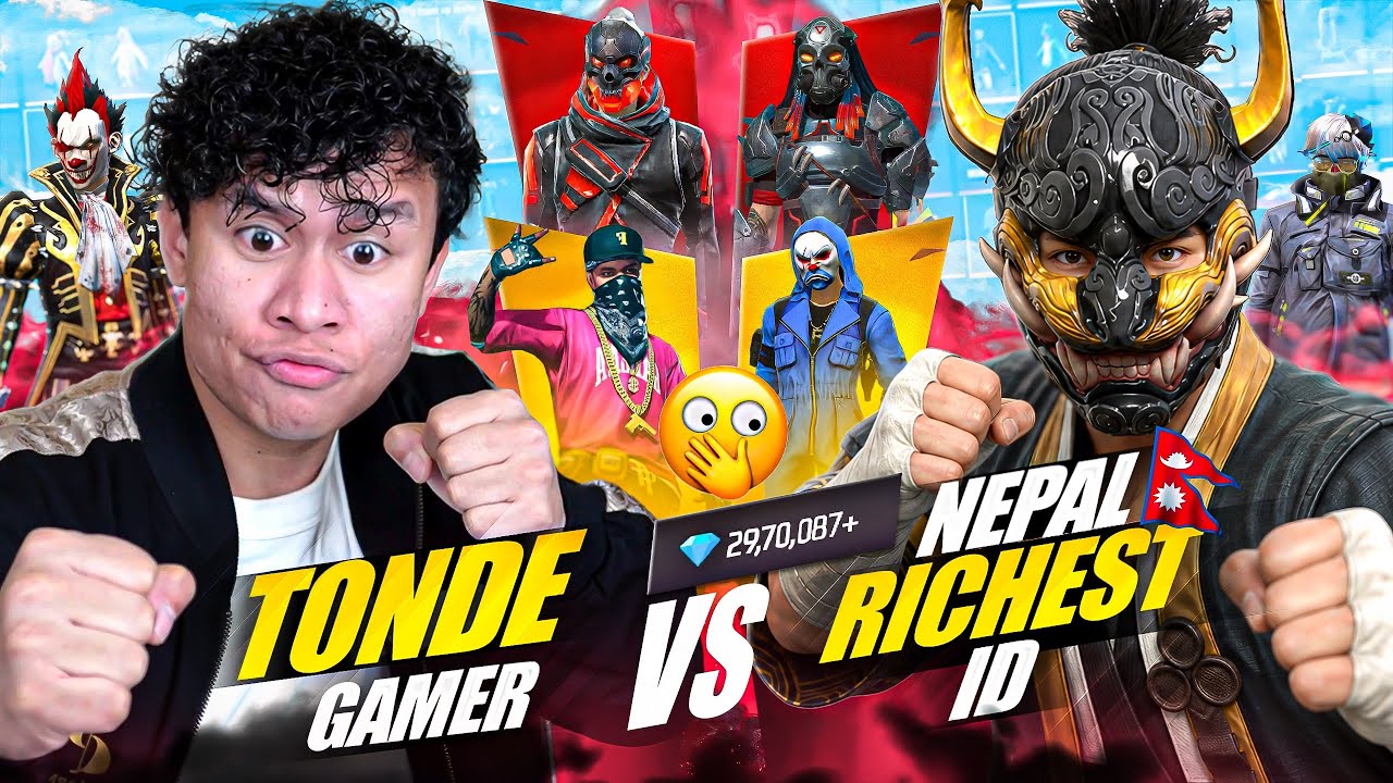 Tonde Gamer Vs Nepal's No. 1 Collection All Elite ID 😱 Who Won ??