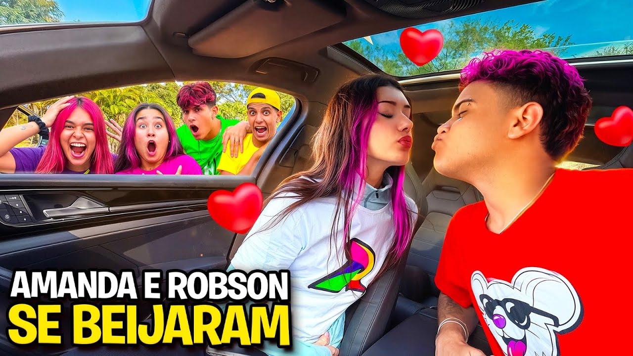 A AMANDA E O ROBSON SE BEIJARAM ! *Novo casal dos Rosa ?