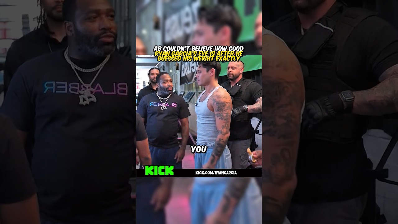 AB Couldn’t Believe Ryan Guessed His Weight… #ryangarcia