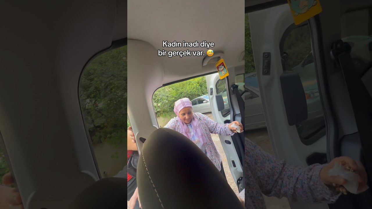 Kadın inadı diye bir gerçek var😂 #funny #anne #keşfet #motovlog #keşfetteyiz #motor #mamiemen