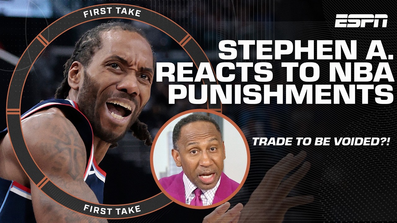 Stephen A. calls for Kawhi's trade to be voided 👀 'BE STUCK WITH THE CLIPPERS!' 🗣️ | First Take