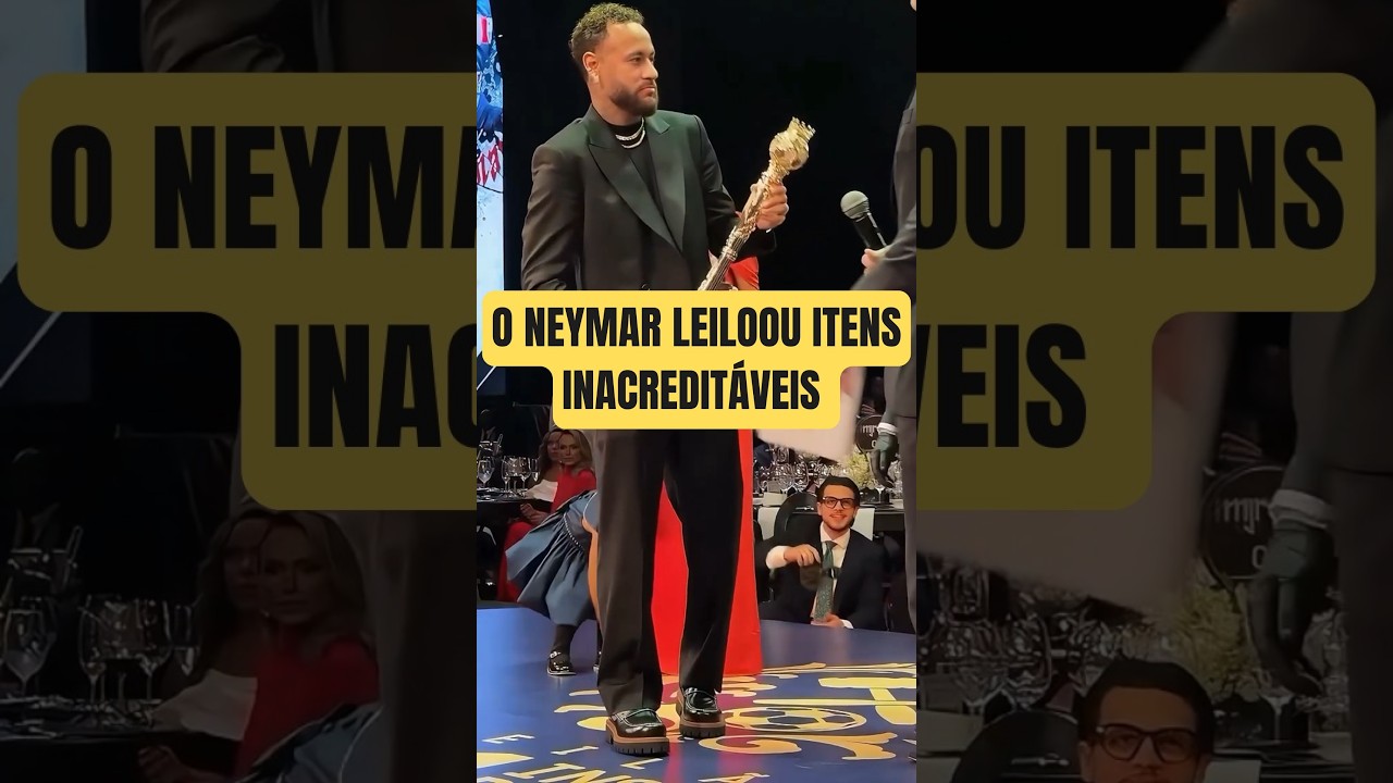O NEYMAR LEILOOU ITENS INACREDITÁVEIS  #futebolbrasileiro #neymar