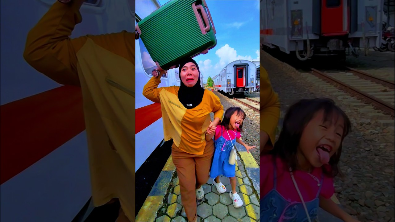 Mama Kevin Gagal Liburan Naik Kereta Api Tut Tut Gara-gara Kaka Ais Kepanasan Beli Es Krim Lollipop
