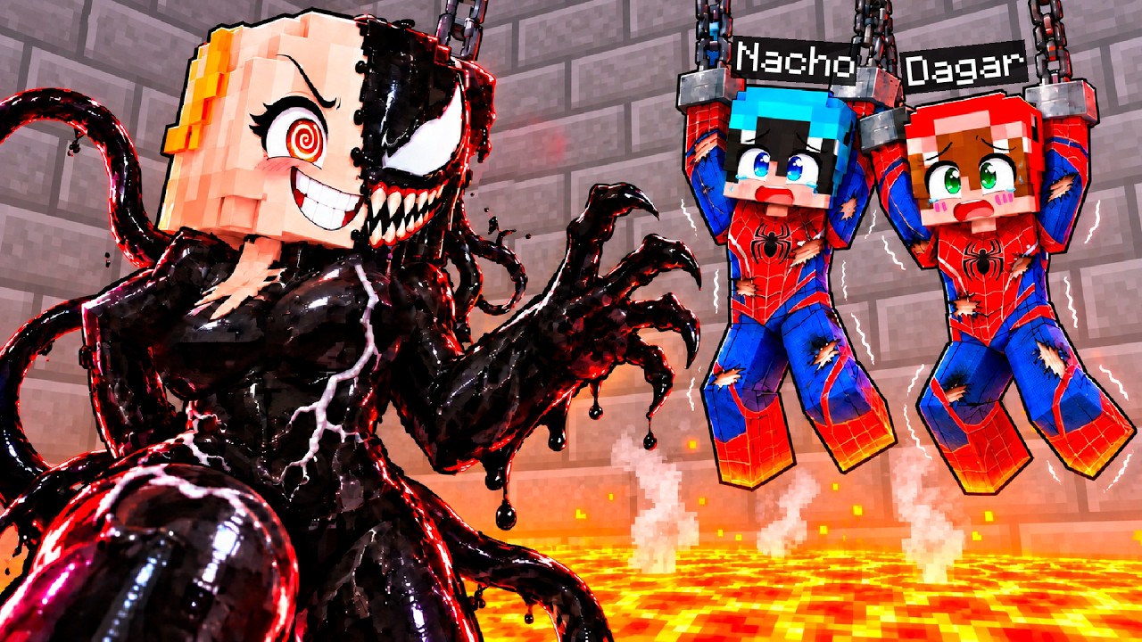 Fuimos SECUESTRADOS por las Chicas VENOM en Minecraft!