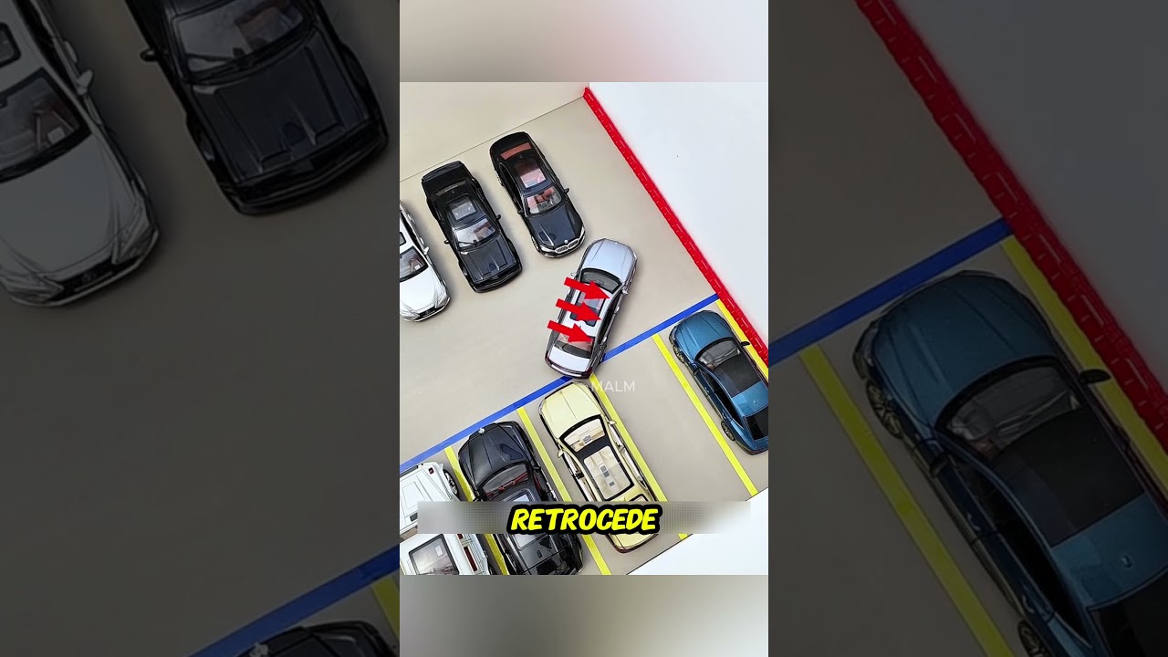 ¿Crees que es imposible estacionar aquí? ¡Aprende el truco que cambiará tu vida! 🚗🅿️ #shorts