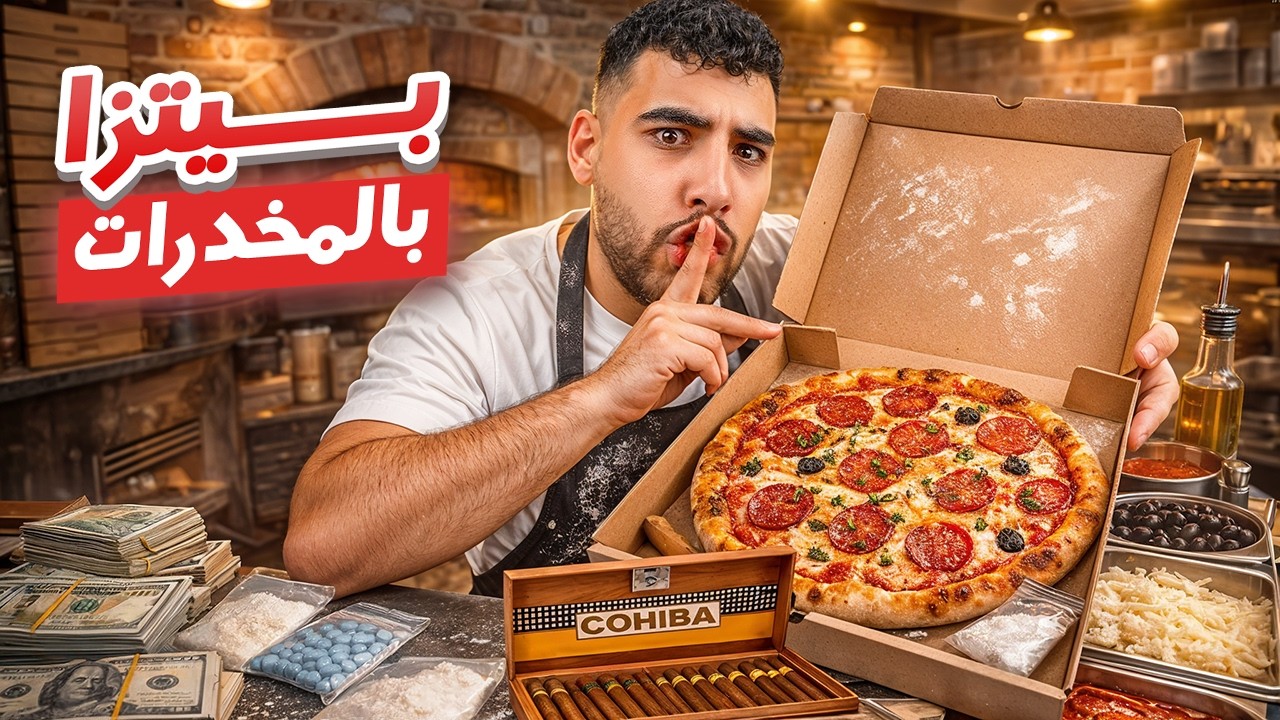رجعت تاني لتاجر الريحان ولكن في محاكي محل البيتزا🚭(مطعم خد فطيرك🍕)