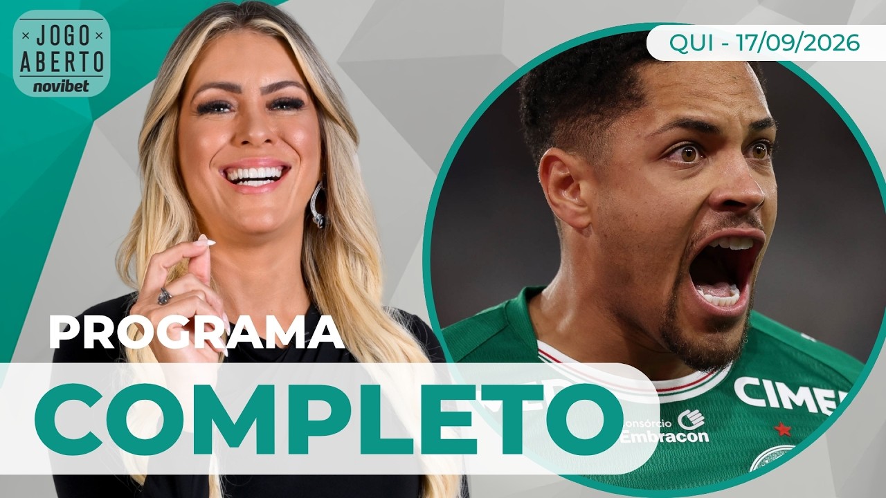 CORINTHIANS É ELIMINADO E PALMEIRAS AVANÇA NA LIBERTA - JOGO ABERTO NOVIBET - 17/09/2026