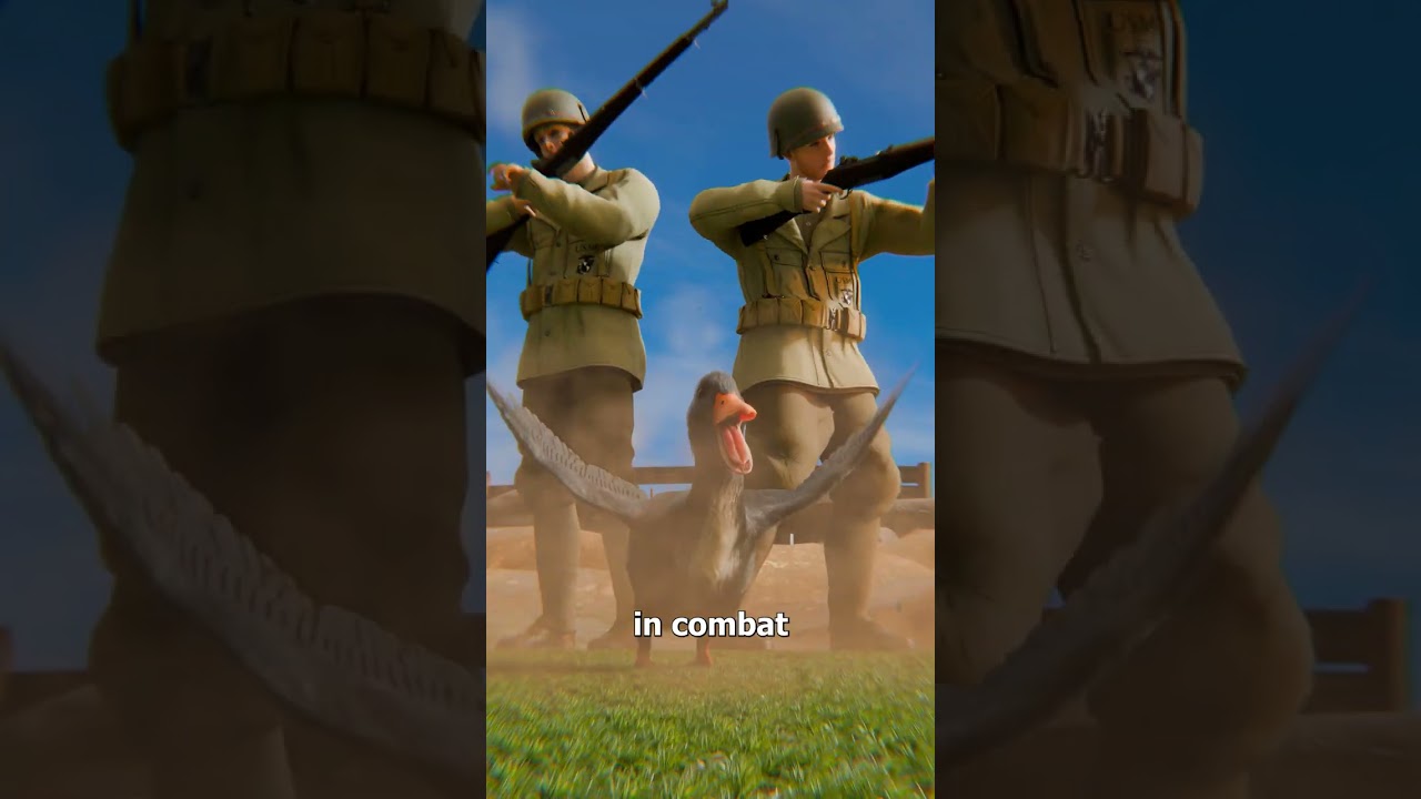The Military Duck That Fought In Combat 😨