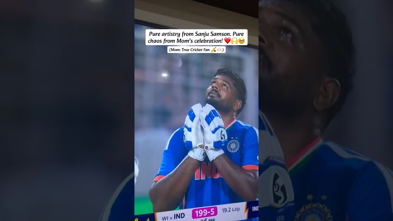 Sanju Samson Mom’s Reaction 😍❤️