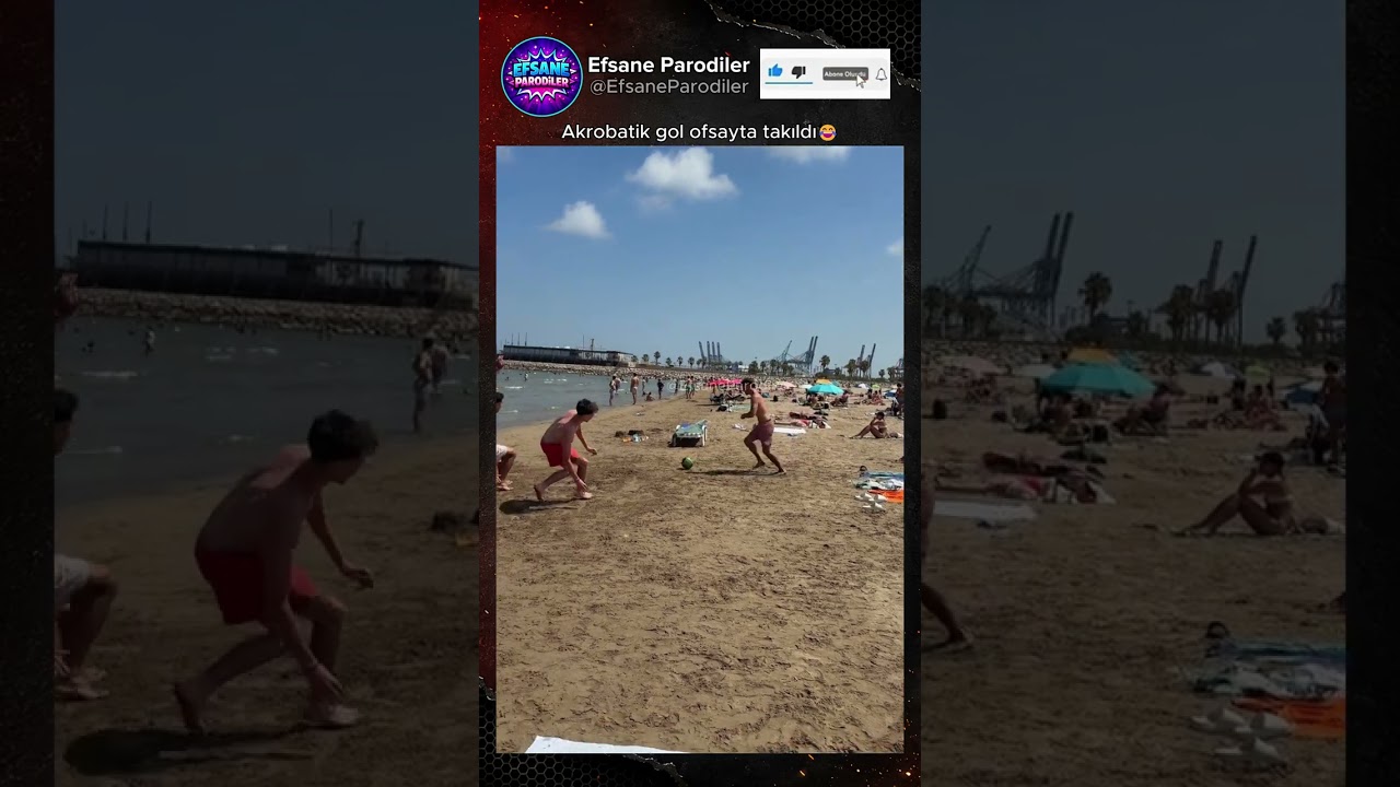 Akrobatik gol ofsayta takıldı