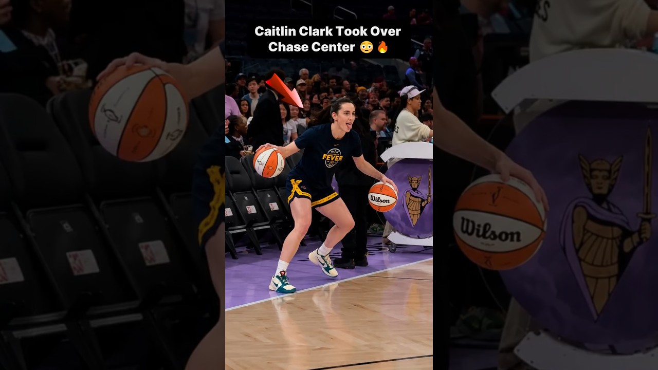 This Chase Center Moment Is Pure Madness 👀 #caitlinclark