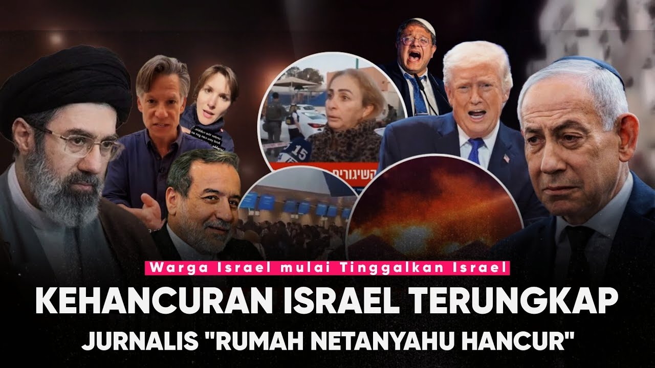 JURNALIS tunjukan Kehancuran Rumah NETANYAHU "Kebohongan Israel Mulai Terungkap" Warga Israel Kabur